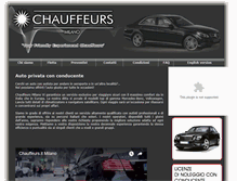 Tablet Screenshot of chauffeurs.it